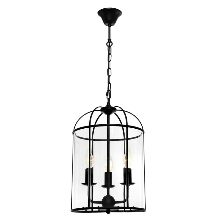 Clovelly - 3 Light Bird Cage Pendant