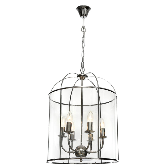 Clovelly - 6 Light Bird Cage Pendant