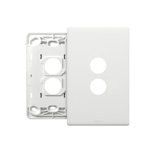 Legrand Excel Life 2 Gang Grid And Plate Assembly