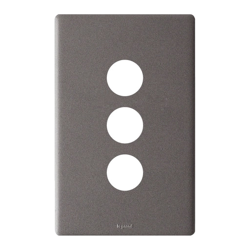 Legrand Excel Life 3 Gang Grid And Plate Assembly