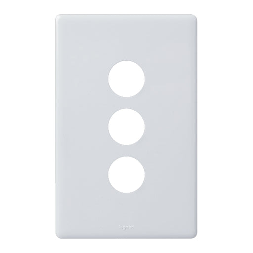 Legrand Excel Life 3 Gang Grid And Plate Assembly
