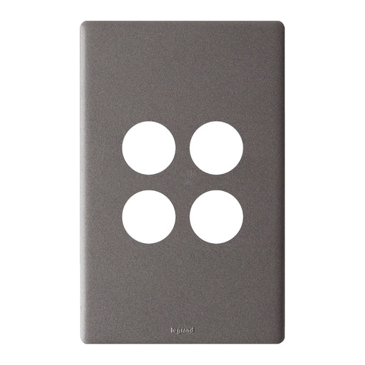 Legrand Excel Life 4 Gang Grid And Plate Assembly