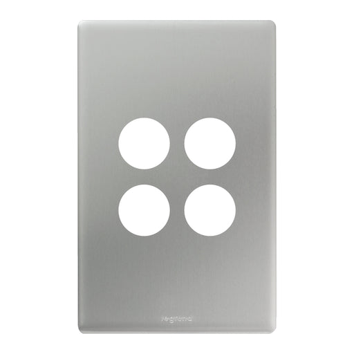Legrand Excel Life 4 Gang Switch Plate - Cover Only, Available in 4 Colours