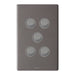 Legrand Excel Life Dedicated Plate 5 Gang Switch, Available in 5 Colours
