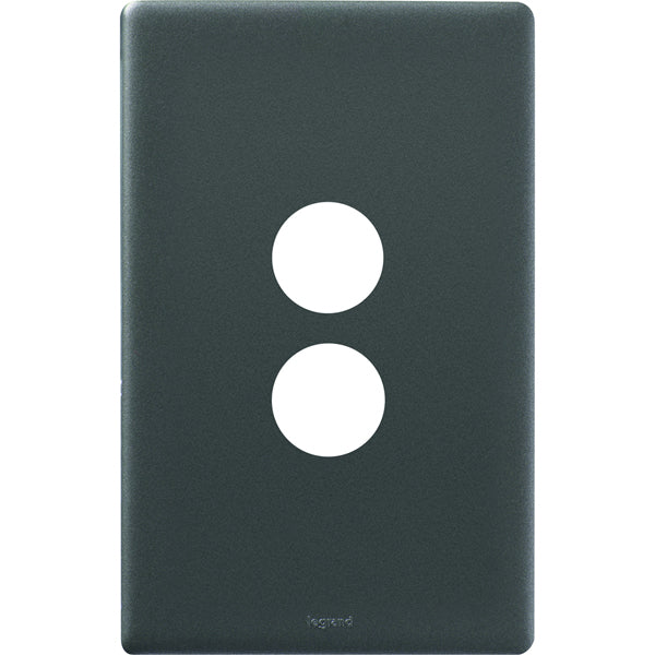 Legrand Excel Life 2 Gang Switch Plate - Cover Only, Available in 6 Colours
