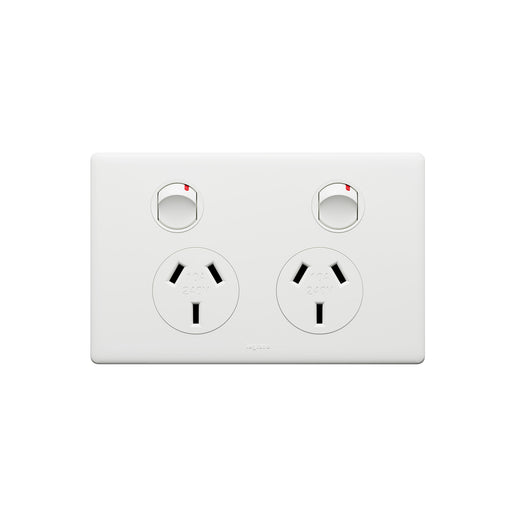 Legrand Excel Life Double Power Point Outlet, Available in 5 Colours