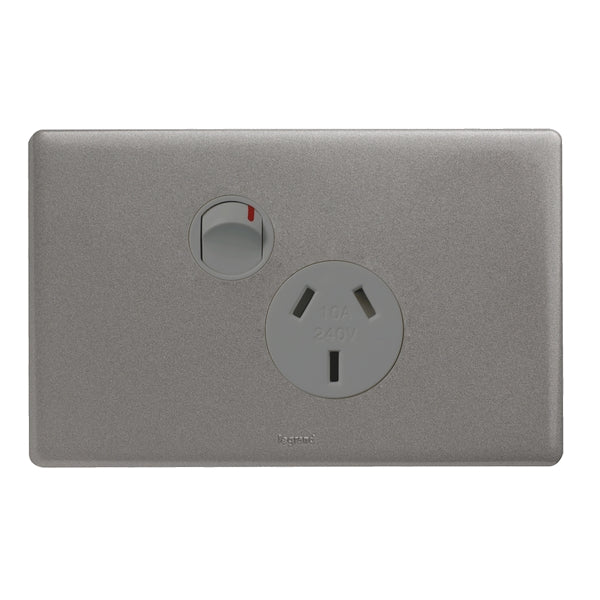 Legrand Excel Life Single Power Point Outlet, Available in 5 Colours