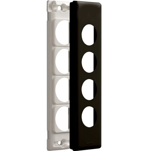 Legrand Excel Life 4 Gang Architrave Grid And Plate Assembly, Available In 3 Colours