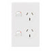 Legrand Excel Life Vertical Double Power Point Outlet, Available in 5 Colours