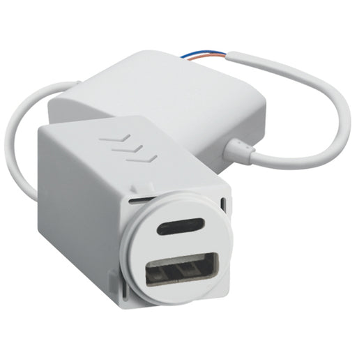 Legrand Excel Life Dual USB Charger Mechanism 1x2.4a Type A & 1x12w Type C
