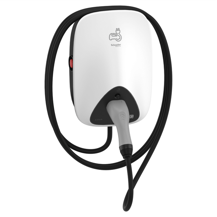 EVlink Home Charging Station, 3P+N, Attached Cable 5m, 11kW, 16A, With RDC-DD