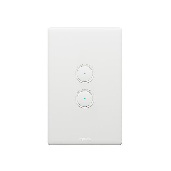 HPM Legrand Excel Life With Netatmo | 2 Gang Smart Switch