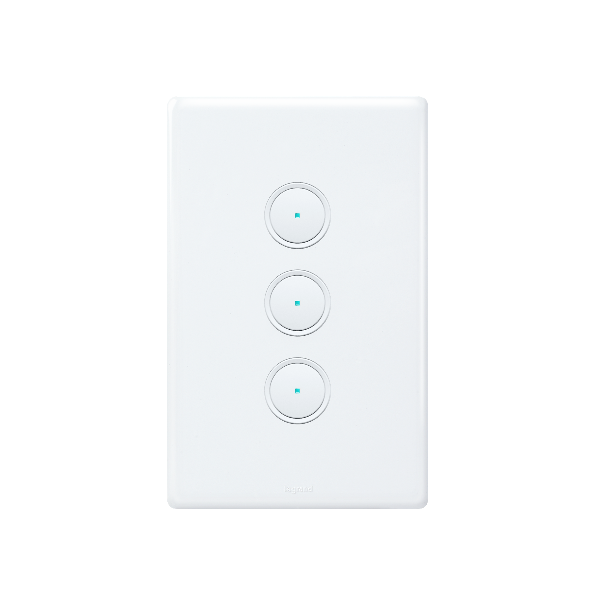 HPM Legrand Excel Life With Netatmo | 3 Gang Smart Switch