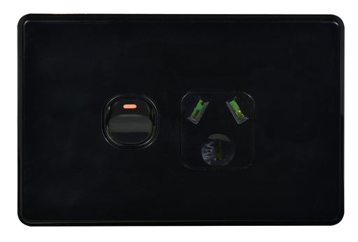 Flat Cat Slimline Single Power Point