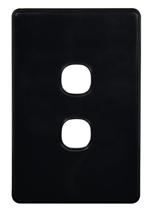 Flat Cat Slimline 2 Gang Grid And Plate Assembly