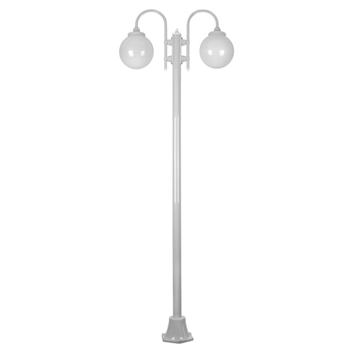 Domus Lisbon - 25cm Sphere Twin Head Tall Plain Traditional Post