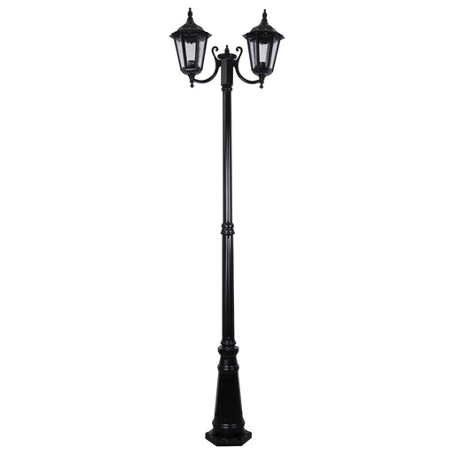 Domus Chester - Twin Curved Arm Head Tall Traditional Post