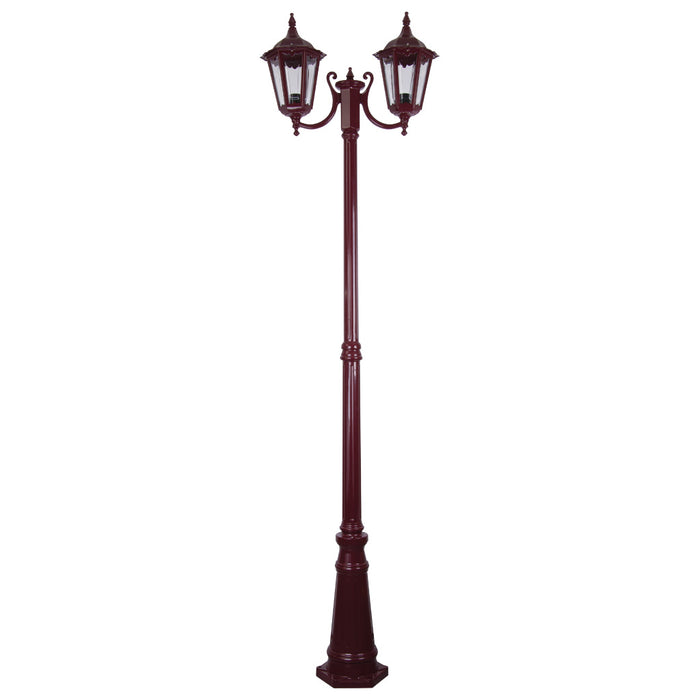 Domus Chester - Twin Curved Arm Head Tall Traditional Post