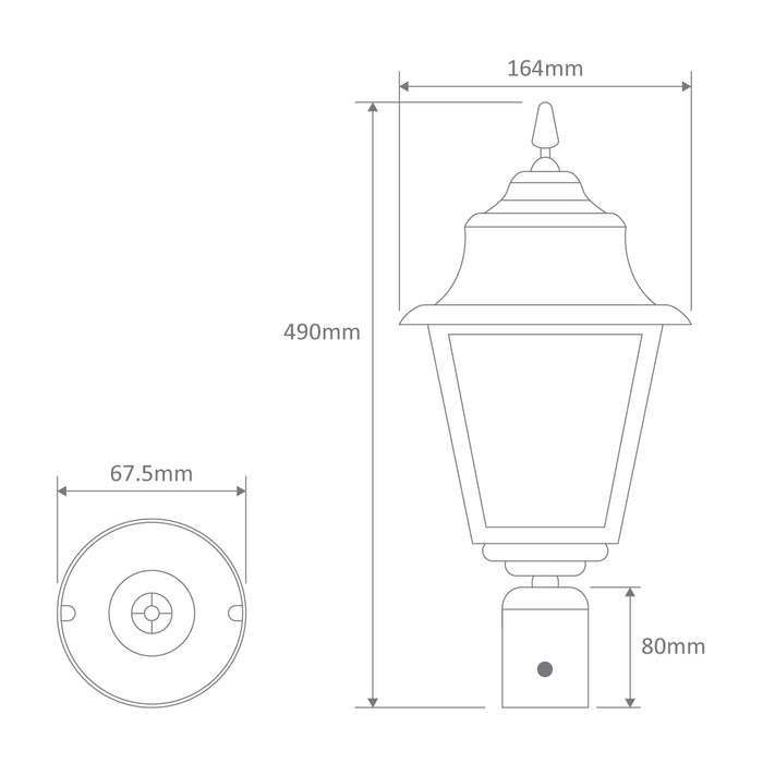 Domus Paris - Traditional Post Top