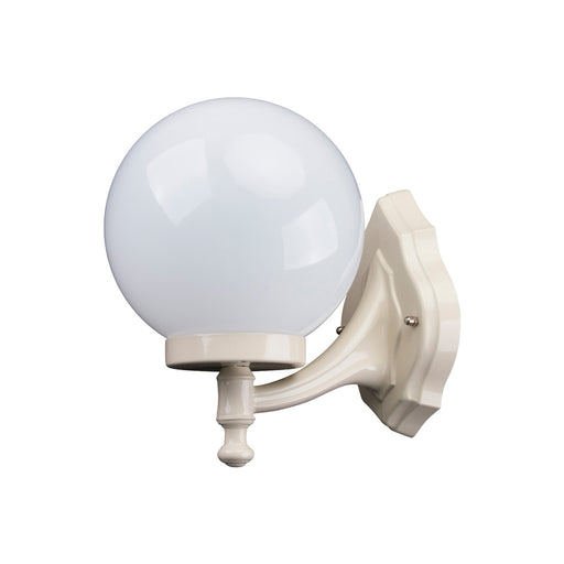 Domus Siena - 20cm Sphere Curved Arm Traditional Wall Light