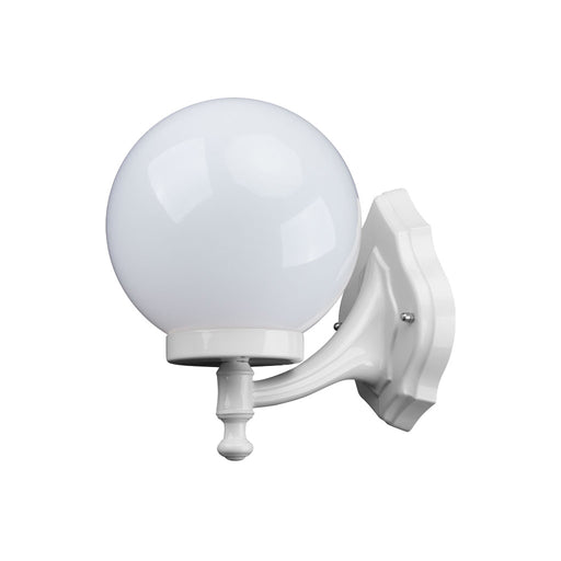 Domus Siena - 20cm Sphere Curved Arm Traditional Wall Light