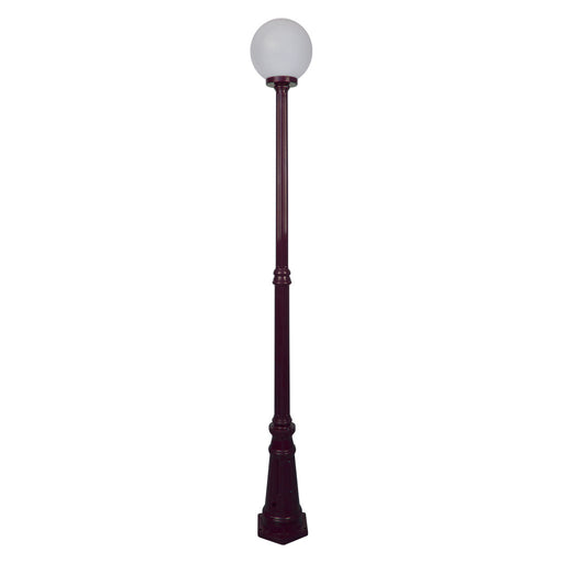 Domus Siena - 25cm Single Sphere Tall Traditional Post