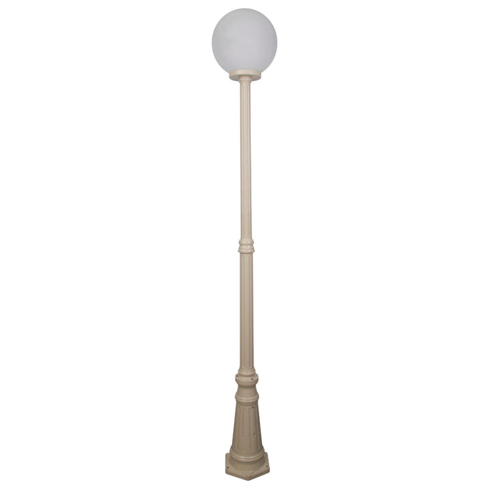 Domus Siena - 30cm Single Sphere Tall Traditional Post