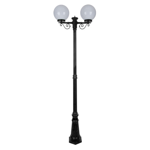 Domus Siena - 25cm Twin Sphere Tall Traditional Post