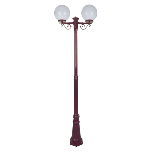 Domus Siena - 25cm Twin Sphere Tall Traditional Post