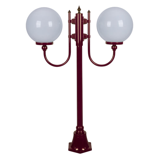 Domus Lisbon - 30cm Sphere Twin Head Short Traditional Post
