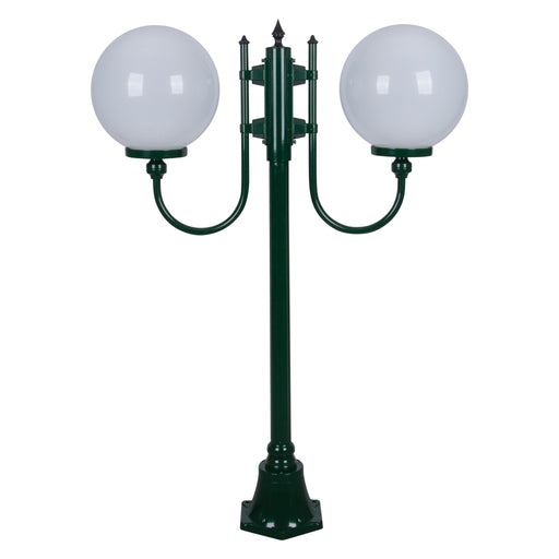 Domus Lisbon - 30cm Sphere Twin Head Short Traditional Post