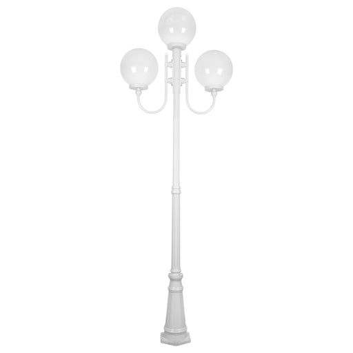 Domus Lisbon - 30cm Sphere Triple Head Taller Traditional Post