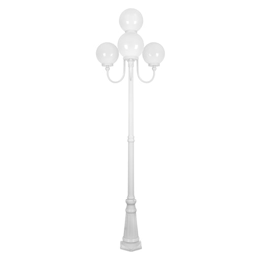 Domus Lisbon - 25cm Sphere Quadruple Head Taller Traditional Post