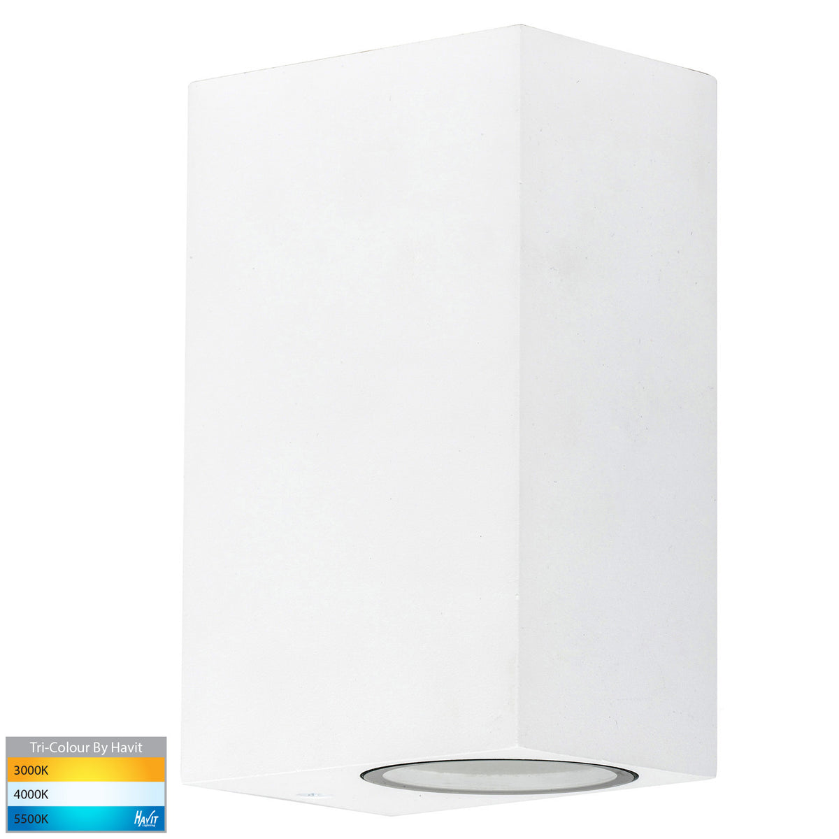 Accord TRI Colour LED Square Up & Down Wall Light — TEDS Lights, Fans ...