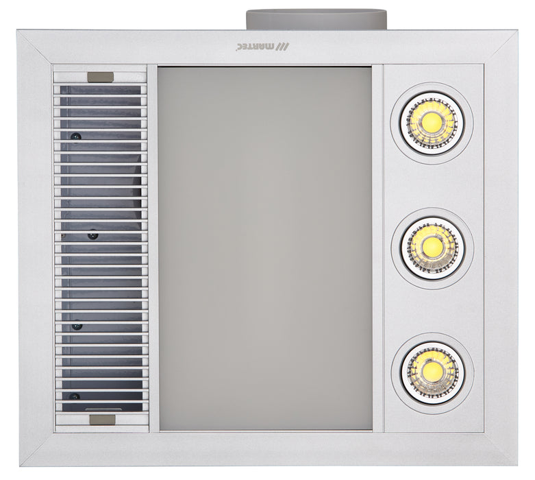Martec Linear Mini 3 in 1 Bathroom Heater With Exhaust Fan & LED Lights