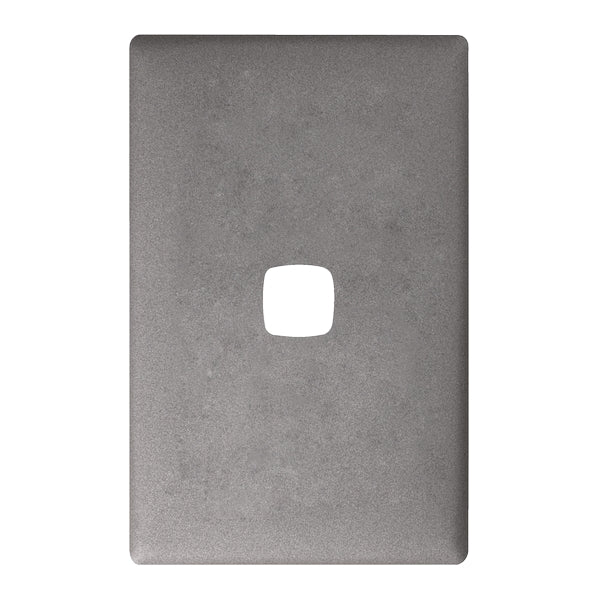 HPM Linea 1 Gang Switch - Cover Plate Only, 10 Colour Finishes