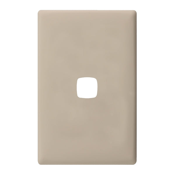 HPM Linea 1 Gang Switch - Cover Plate Only, 10 Colour Finishes