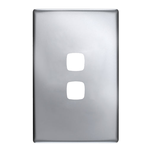 HPM Linea 2 Gang Switch - Cover Plate Only, Variety of Finishes