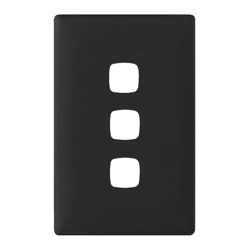 HPM Linea 3 Gang Switch - Cover Plate Only, Variety of Finishes