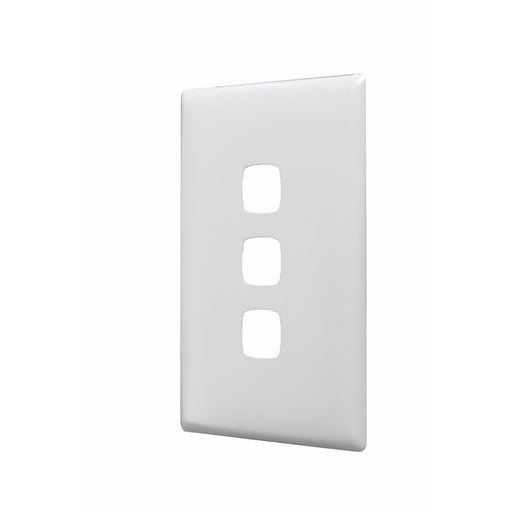 HPM Linea 3 Gang Switch - Cover Plate Only, Variety of Finishes