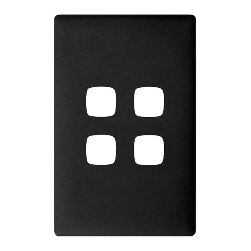 HPM Linea 4 Gang Switch - Cover Plate Only, Variety of Finishes