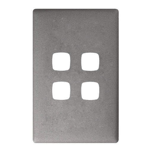 HPM Linea 4 Gang Switch - Cover Plate Only, Variety of Finishes