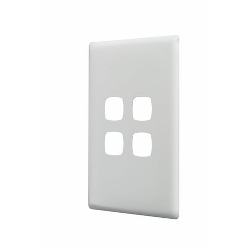 HPM Linea 4 Gang Switch - Cover Plate Only, Variety of Finishes