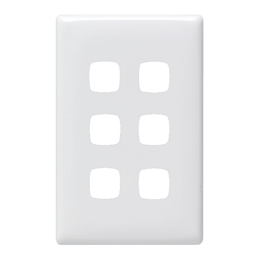 HPM Linea 6 Gang Grid And Plate Assembly