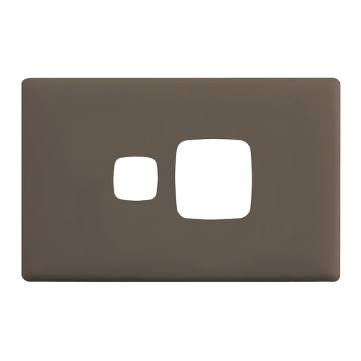 HPM Linea Single Switch Socket - Cover Plate Only, Variety of Finishes