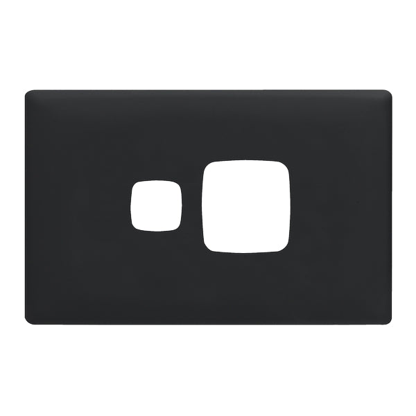 HPM Linea Single Switch Socket - Cover Plate Only, Variety of Finishes