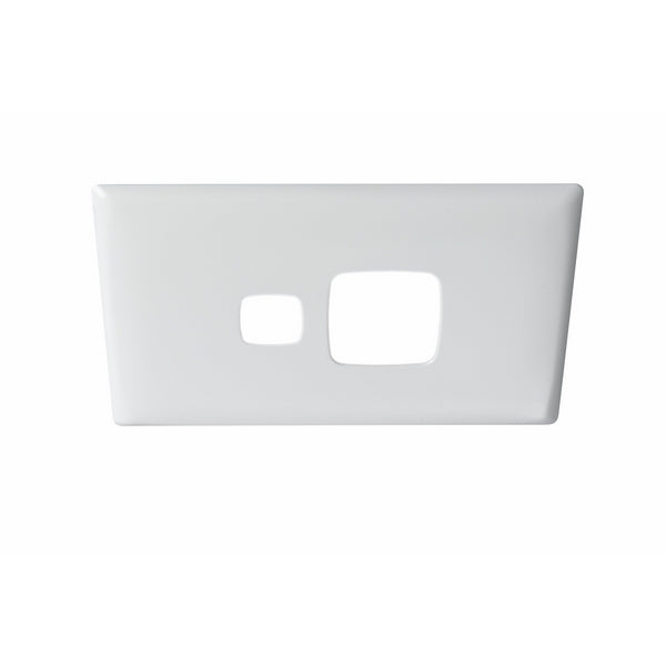 HPM Linea Single Switch Socket - Cover Plate Only, 9 Colour Finishes