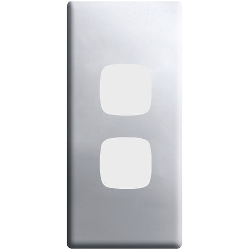 HPM Linea 2 Gang Architrave Switch - Cover Plate Only, Variety of Finishes