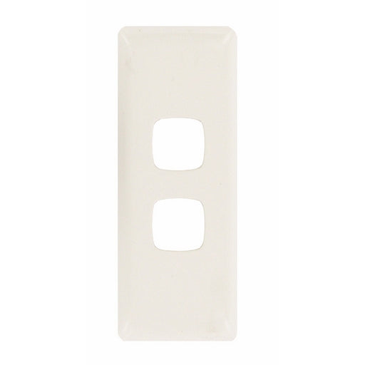 HPM Linea 2 Gang Architrave Switch - Cover Plate Only, Variety of Finishes