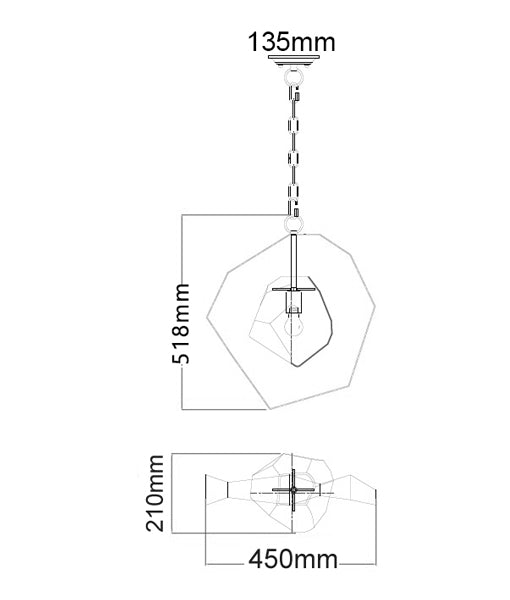 METEORA - Single Pendant Light